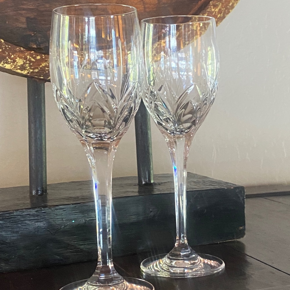 VIntage Noritake Moondust Water/Wine Goblets, set of 2